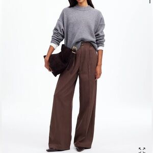 Madewell Harlow wide-leg pants petite Dark Corab size 0